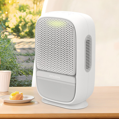 ホワイト 超静かなペルティエ除湿機 クーラー 自動オフ 60W